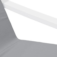 Produktbild för Vilstol med fotpall mörkgrå tyg