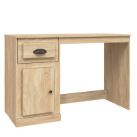 Produktbild för Skrivbord med låda sonoma-ek 115x50x75 cm konstruerat trä