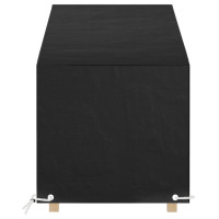Produktbild för Överdrag för solsäng 12 öljetter 205x75x40/70 cm polyeten
