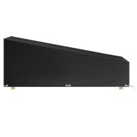 Produktbild för Överdrag för solsäng 12 öljetter 205x75x40/70 cm polyeten