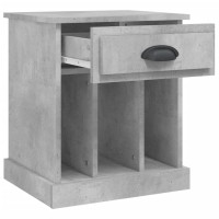 Miniatyr av produktbild för Sängbord 2 st betonggrå 43x36x50 cm
