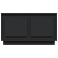 Miniatyr av produktbild för TV-bänk svart 80x35x45 cm konstruerat trä