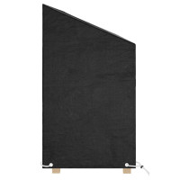 Produktbild för Överdrag för utomhusbänk 2st 12 ölj. 210x70x70/88 cm polyeten