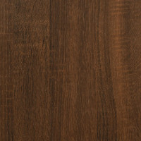 Produktbild för Badrumsskåp brun ek 30x30x190 cm konstruerat trä