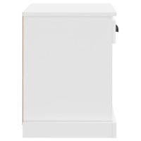 Miniatyr av produktbild för Sängbord 2 st vit 43x36x50 cm