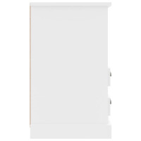 Miniatyr av produktbild för Sängbord vit högglans 43x36x60 cm
