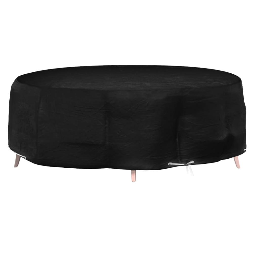 Produktbild för Överdrag till loungegrupp 10 öljetter Ø236x67 cm rund