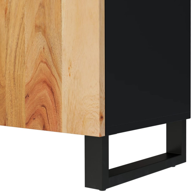 Produktbild för TV-skåp 105x33,5x46 cm massivt akacia och konstruerat trä