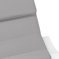 Miniatyr av produktbild för Gungstol ljusgrå tyg