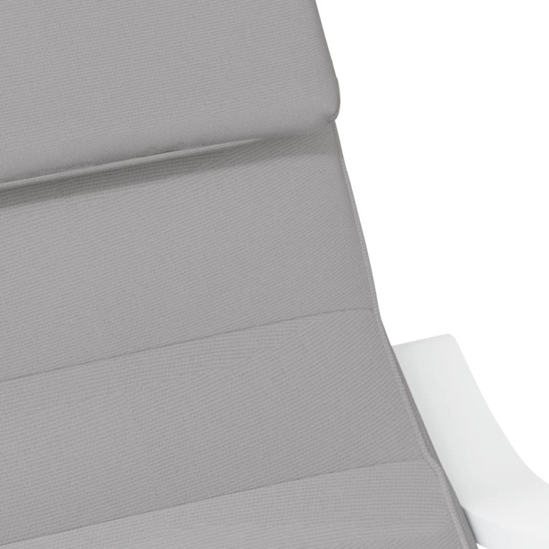 Produktbild för Gungstol ljusgrå tyg