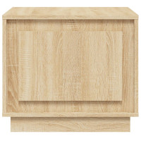Produktbild för Soffbord sonoma-ek 51x50x44 cm konstruerat trä