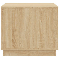 Produktbild för Soffbord sonoma-ek 51x50x44 cm konstruerat trä