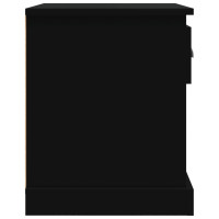 Miniatyr av produktbild för Sängbord svart 39x39x47,5 cm konstruerat trä