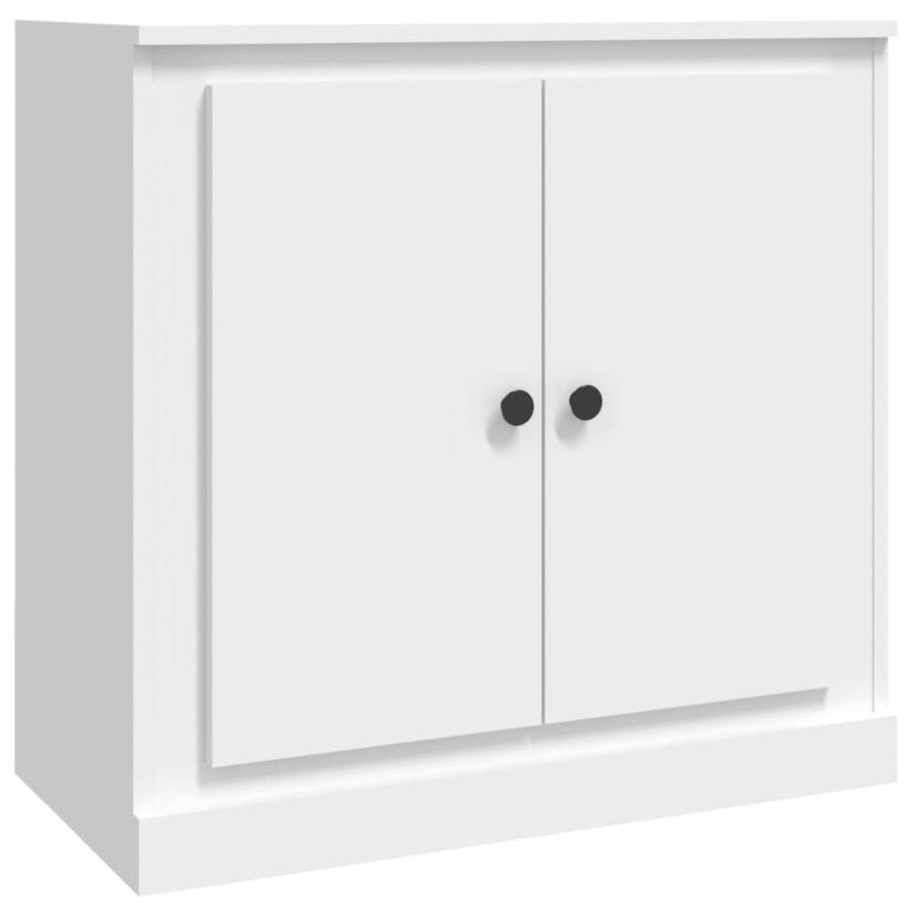 Produktbild för Förvaringsskåp vit 70x35,5x67,5 cm konstruerat trä