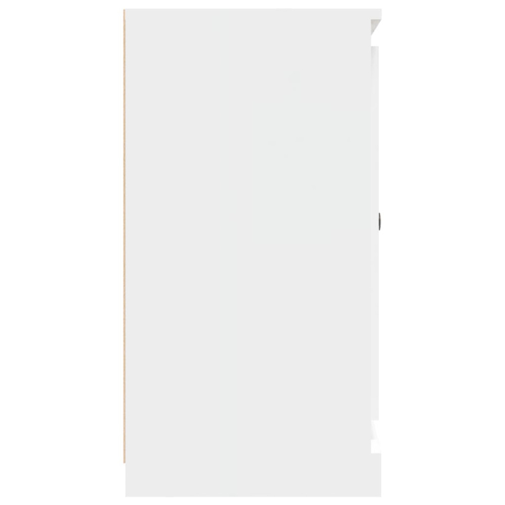 Produktbild för Förvaringsskåp vit 70x35,5x67,5 cm konstruerat trä