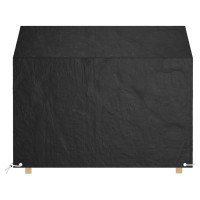 Produktbild för Överdrag för utomhusbänk 2st 8 ölj. 160x70x70/88 cm polyeten