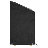 Produktbild för Överdrag för utomhusbänk 2st 8 ölj. 160x70x70/88 cm polyeten