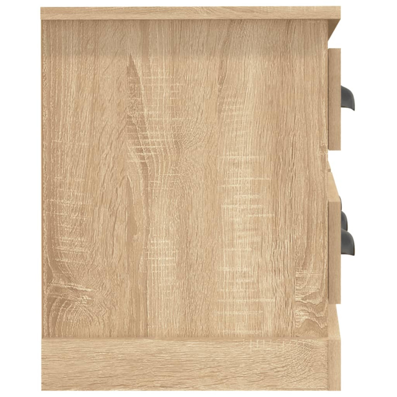 Produktbild för Tv-bänk sonoma-ek 100x35,5x45 cm konstruerat trä