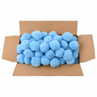 Produktbild för Antibakteriella filterbollar blå 700 g polyeten