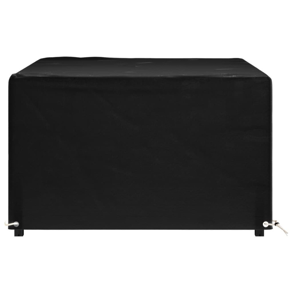 Produktbild för Överdrag för trädgårdsmöbler 8 ölj. 180x135x80 cm rektangulärt