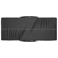 Produktbild för Dynväska svart 135x40x55 cm polyeten