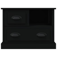 Miniatyr av produktbild för Sängbord svart 60x39x45 cm