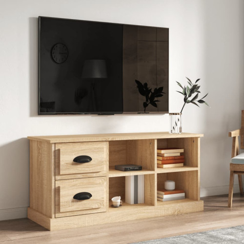 vidaXL TV-skåp sonoma-ek 102x35,5x47,5 cm konstruerat trä