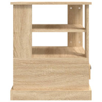 Produktbild för Sidobord sonoma-ek 50x50x60 cm konstruerat trä
