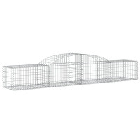 Produktbild för Gabioner bågformade 25 st 300x50x40/60 cm galvaniserat järn