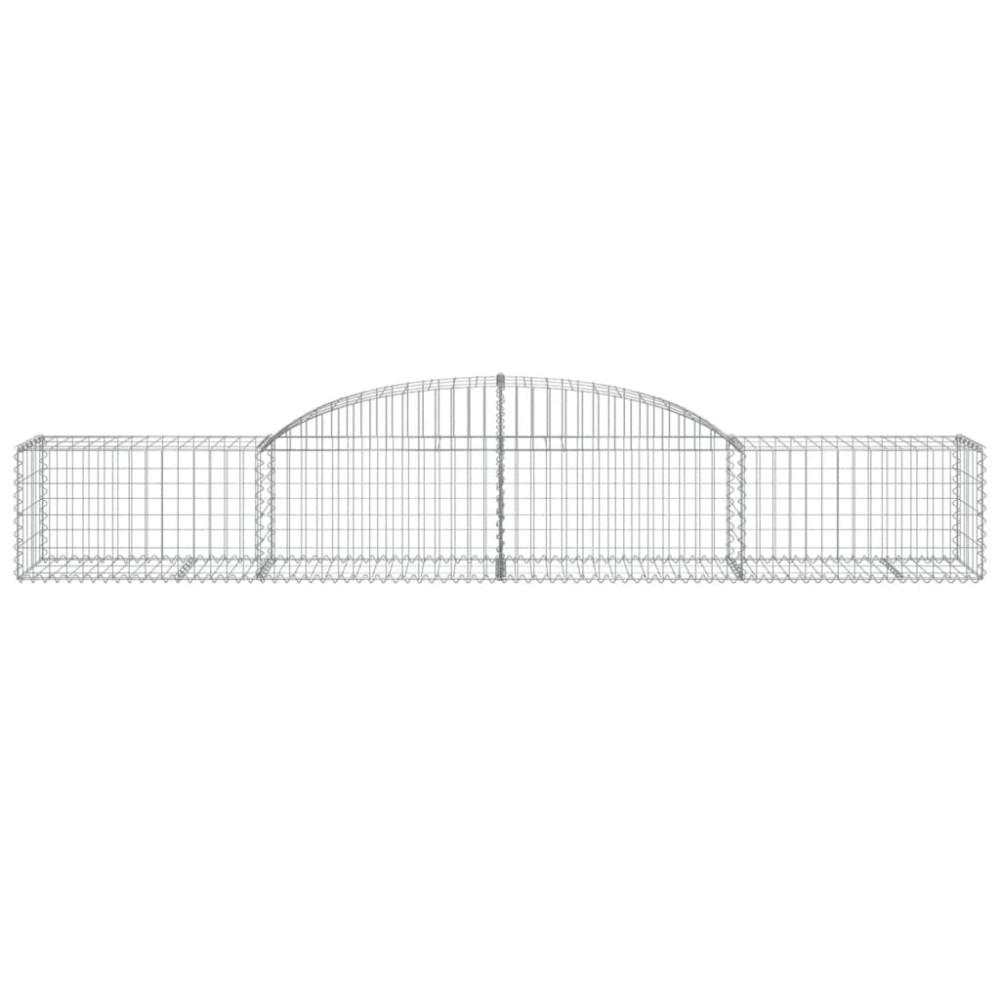 Produktbild för Gabioner bågformade 25 st 300x50x40/60 cm galvaniserat järn