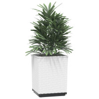 Produktbild för Odlingslådor 4 st vit 30x30x37 cm polypropylen