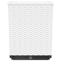 Produktbild för Odlingslådor 4 st vit 30x30x37 cm polypropylen