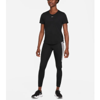 Produktbild för NIKE driFIT One Short Sleeve Top Black Women