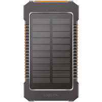 Produktbild för Solcells-Powerbank 6000mAh 2xUSB-A 10W