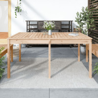 Produktbild för Trädgårdsbord 159,5x82,5x76 cm massiv furu