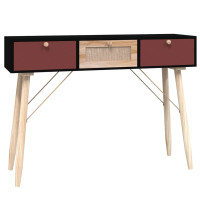 Miniatyr av produktbild för Konsolbord med lådor 105x30x75 cm konstruerat trä