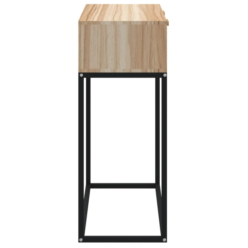 Produktbild för Konsolbord 80x30x75 cm konstruerat trä och järn