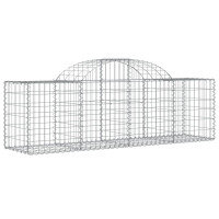 Produktbild för Gabioner bågformade 15 st 200x50x60/80 cm galvaniserat järn