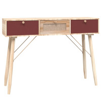 Miniatyr av produktbild för Konsolbord med lådor 105x30x75 cm konstruerat trä