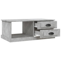 Miniatyr av produktbild för Soffbord betonggrå 90x50x35 cm konstruerat trä