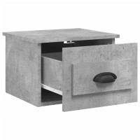 Produktbild för Väggmonterade sängbord betonggrå 41,5x36x28 cm