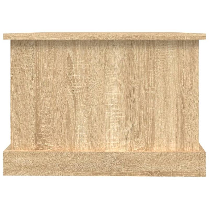 Produktbild för Soffbord sonoma-ek 90x50x35 cm konstruerat trä