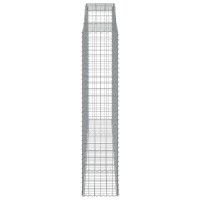Produktbild för Gabioner bågformade 6 st 300x50x220/240 cm galvaniserat järn