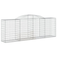 Produktbild för Gabioner bågformade 17 st 300x50x100/120 cm galvaniserat järn