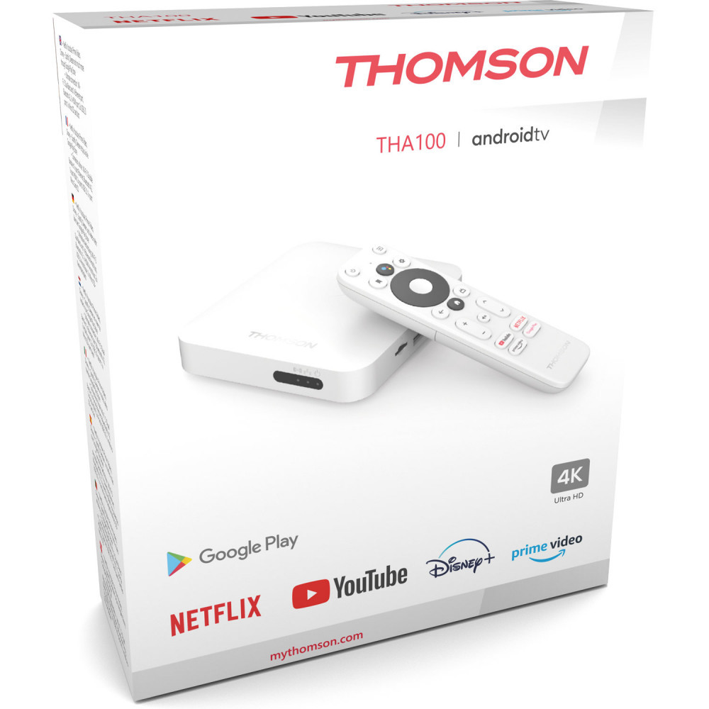 Produktbild för Android 4K TV-box Chromecast Vit