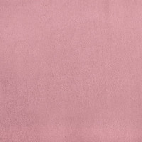 Produktbild för Bäddsoffa med mugghållare rosa sammet