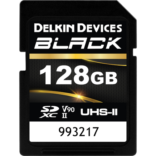 DELKIN Delkin SDXC BLACK Rugged UHS-II R300/W250 (V90) 128GB (new)