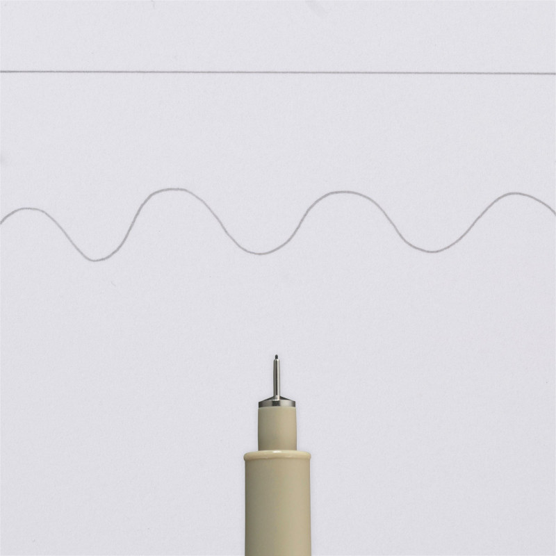 Produktbild för Sakura Pigma Micron 005 filtpenna Fin Grå 1 styck