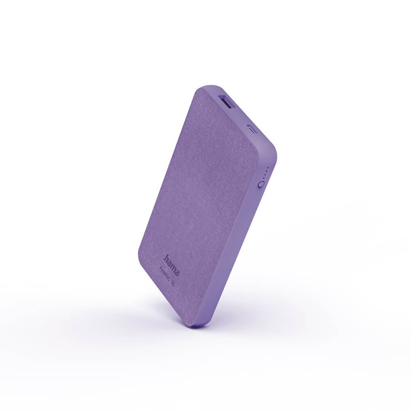 Produktbild för Powerbank Fabric 10000mAh Purple