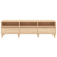 Produktbild för Tv-bänk sonoma-ek 150x30x44,5 cm konstruerat trä